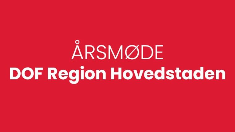Årsmøde HO rød baggrund